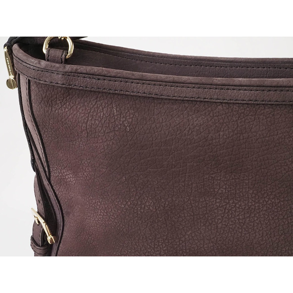 Burberry 2WAY One Shoulder Hobo Bag Leather Brown - Picture 5 of 12